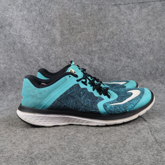 Nike Shoes Womens 8.5 Athletic Trainer FS Lite Run 3 Running Sneaker Sport Blue - Picture 1 of 12